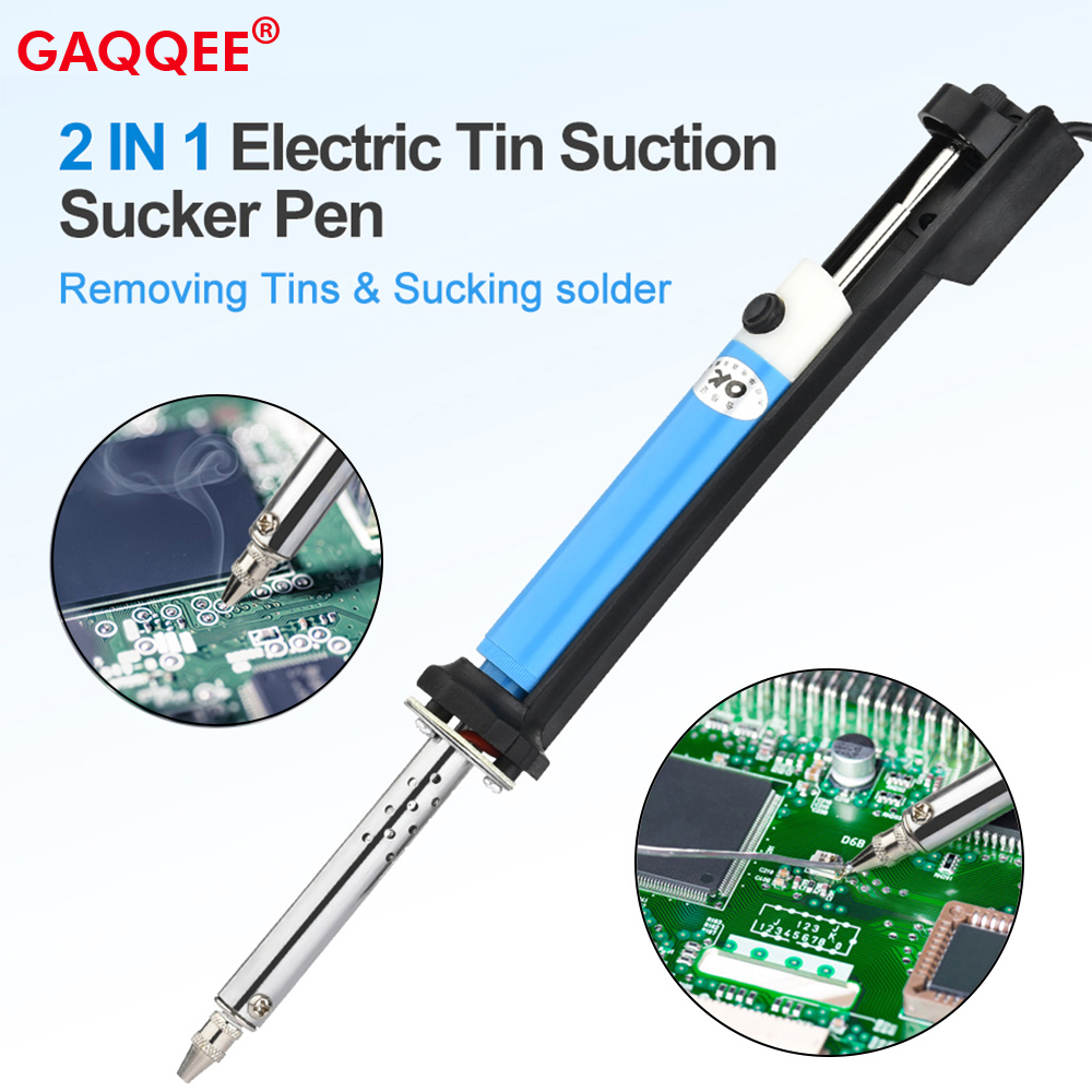 التيار المتناوب 110 فولت/220 ف - مراجعة Desoldering Pump Electric Vacuum Station وسعره