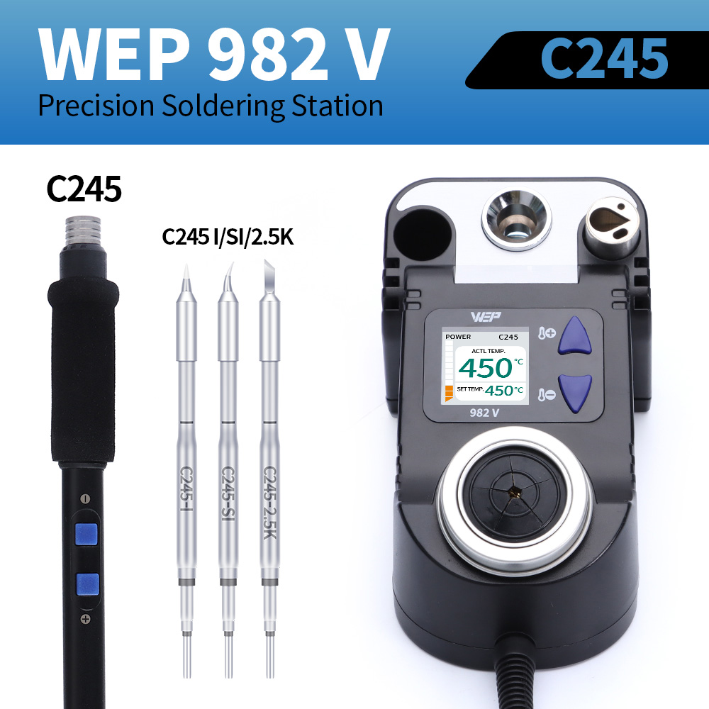 مجموعة أدوات لحام دقيقة من WEP - مراجعة C210 Precision Soldering Station وسعره