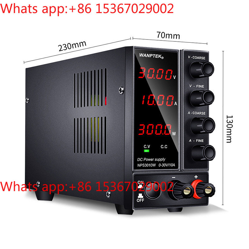 مصدر طاقة تيار مستمر NPS3010W  - مراجعة High Precision Dc Power Supply 30V 10A وسعره