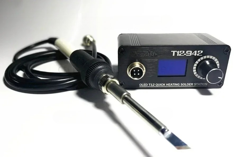 محطة لحام رقمية MINI T12 STC O - مراجعة T12 Soldering Station Oled وسعره
