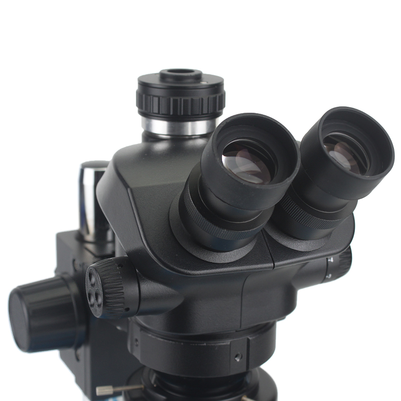مجهر ستيريو ثلاثي العدسات قابل - مراجعة Simul-Focal Industrial Microscope 4K Hdmi وسعره