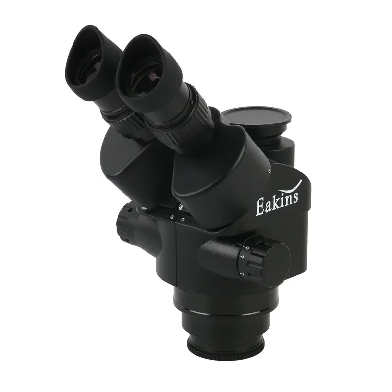 أسود 3.5X 90X 7X-45X مجهر ثلاث - مراجعة Trinocular Stereo Microscope 7X-45X وسعره