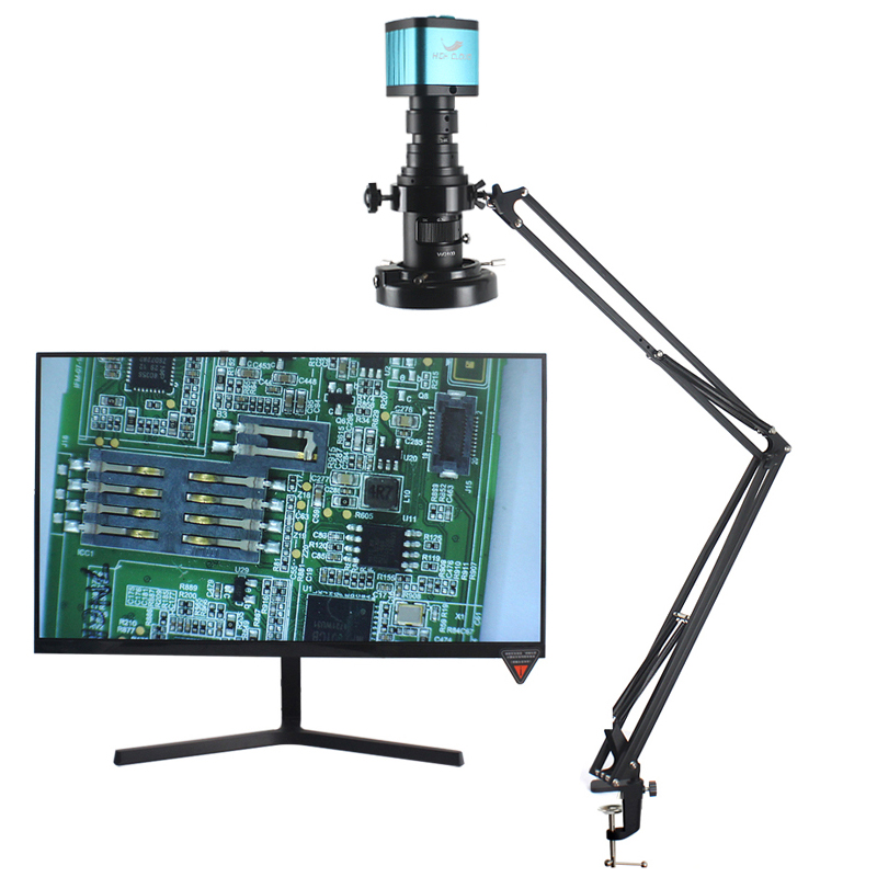 كاميرا مجهر صناعية بدقة 48 ميج - مراجعة 4K Microscope Camera Sony Sensor وسعره
