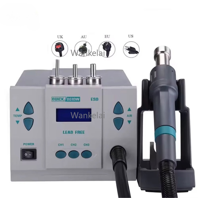 الأصلي 1000 واط 220/110 فولت س - مراجعة Hot Air Rework Station 861Dw وسعره